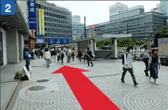 新宿駅西口からの道順２