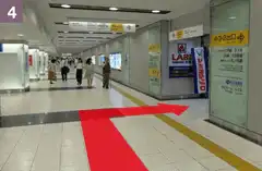 新宿駅各地下鉄からの道順４
