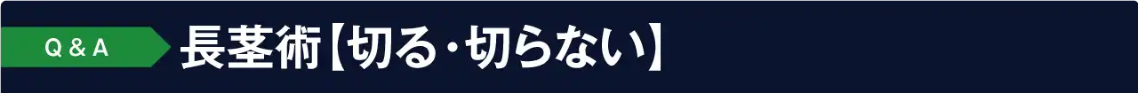 よくあるご質問:長茎術・切らない長茎術