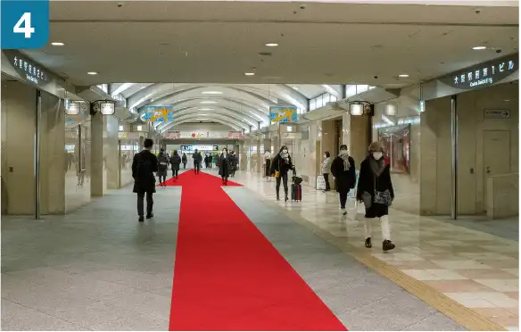 阪神電車大阪梅田駅百貨店口からの道順-4