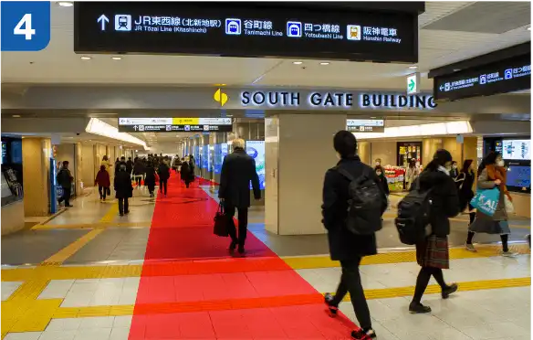 JR大阪駅中央口からの道順c-4