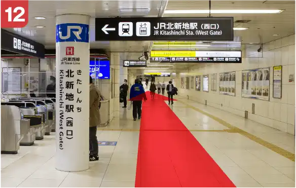 御堂筋線梅田駅南改札からの道順-12