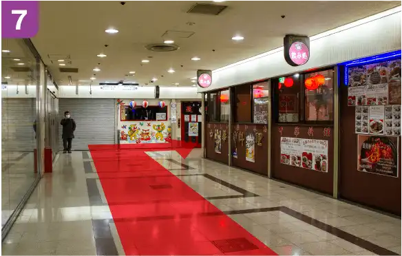 谷町線東梅田駅中央口からの道順b-7