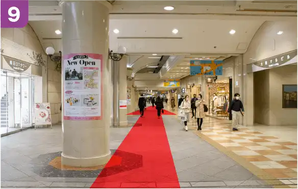 谷町線東梅田駅中央口からの道順c-9
