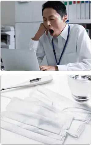 疲れている男性のイメージ