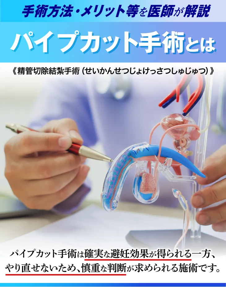 パイプカット手術について